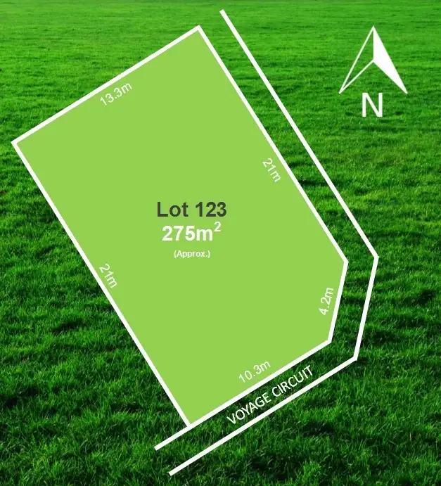 Main view of Homely land listing, Lot 123 Voyage Circuit, Corio VIC 3214