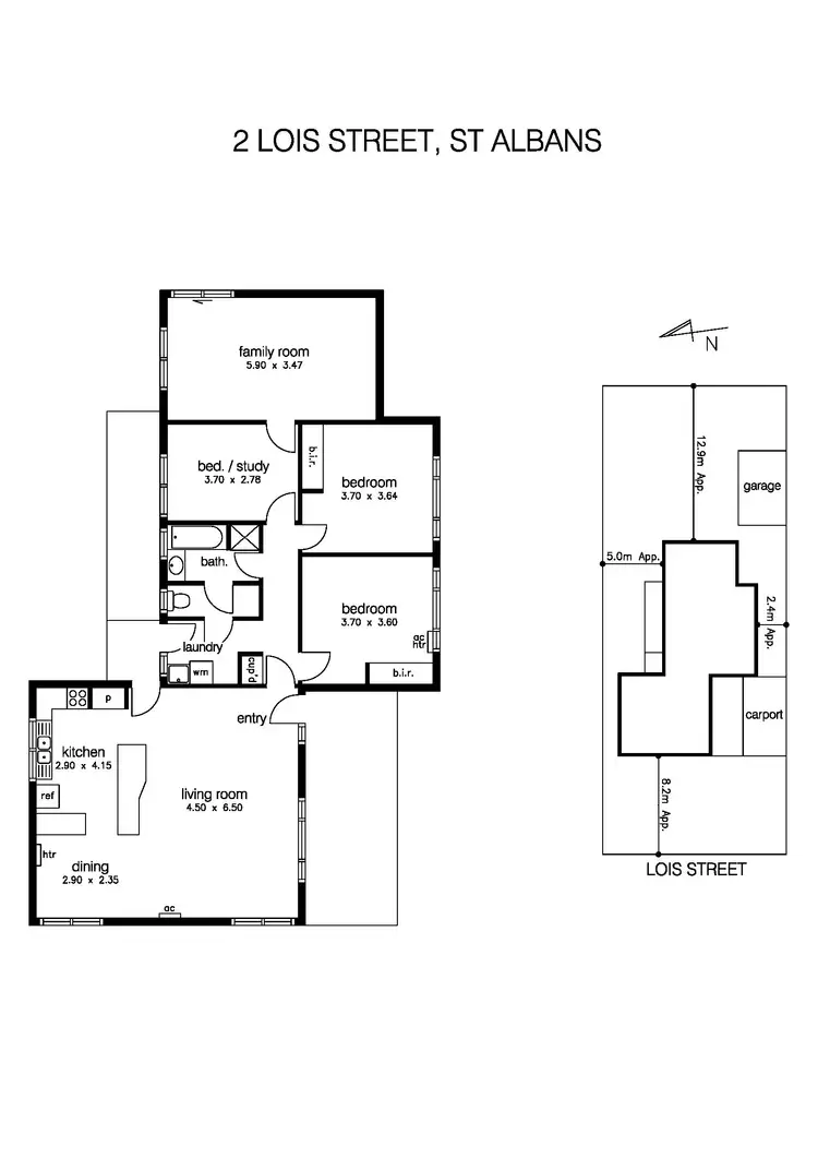 Fifth view of Homely house listing, 2 Lois Street, St Albans VIC 3021