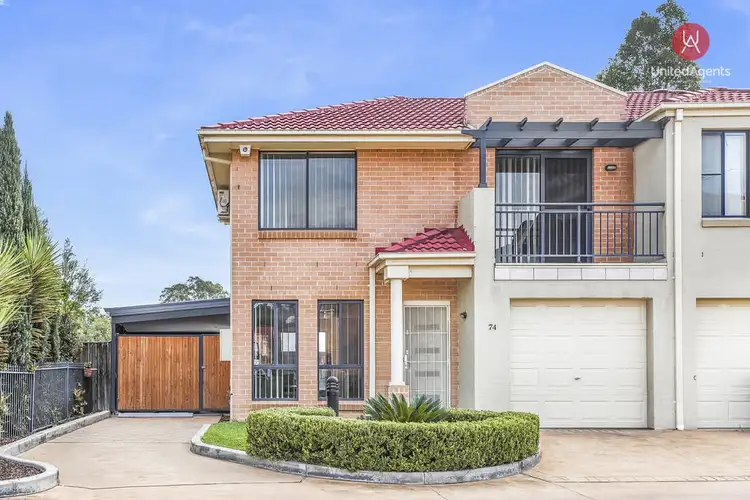 Main view of Homely townhouse listing, 74 Coffs Harbour Avenue, Hoxton Park NSW 2171