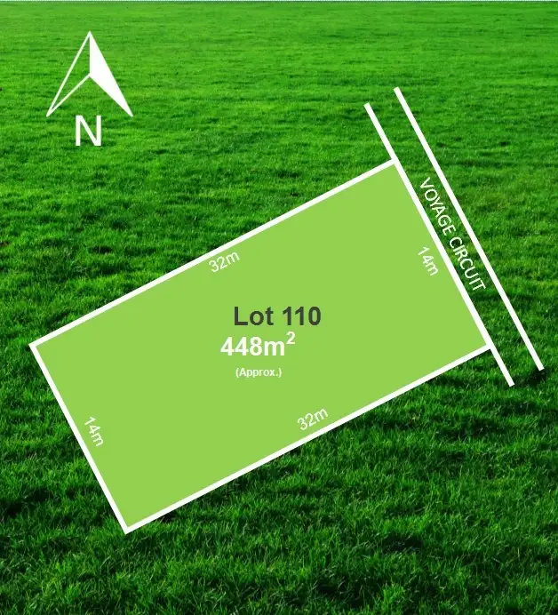 Main view of Homely land listing, Lot 110 Voyage Circuit, Corio VIC 3214