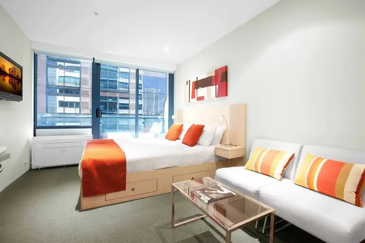 Third view of Homely studio listing, 803/181 A'Beckett Street, Melbourne VIC 3000
