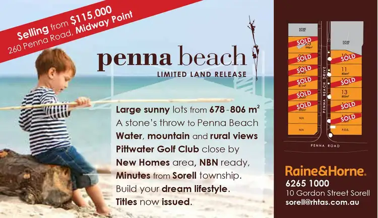 Second view of Homely land listing, Lot 11, 260 Penna Road, Midway Point TAS 7171