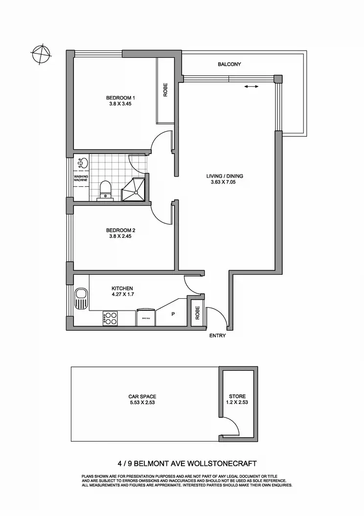 Seventh view of Homely apartment listing, 4/9 Belmont Ave, Wollstonecraft NSW 2065