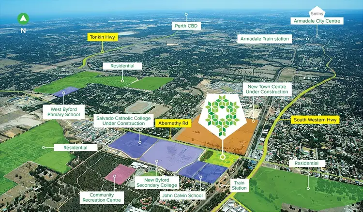 Third view of Homely land listing, 42 Velvetene Road, Byford WA 6122