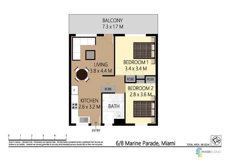 Second view of Homely unit listing, Unit @ 8 Marine Parade, Miami QLD 4220