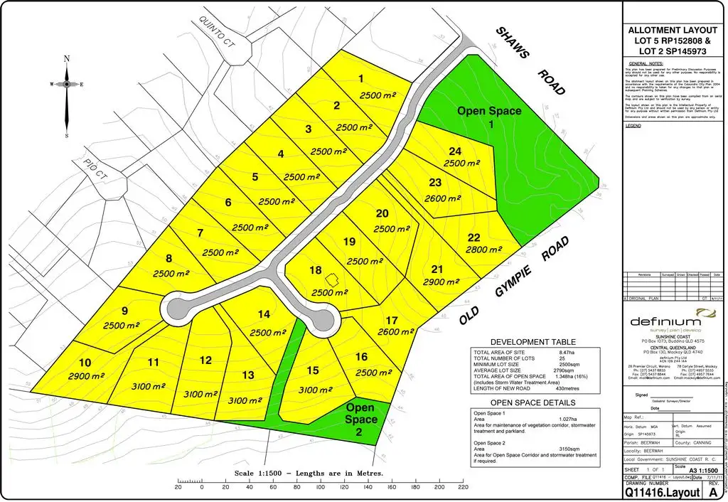 Main view of Homely land listing, Lot 2 & 5, 2595 Old Gympie Road, Beerwah QLD 4519