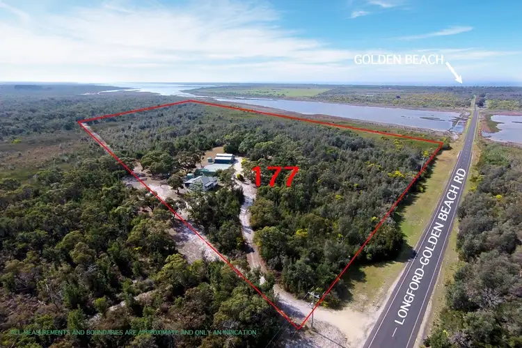 Main view of Homely rural property listing, 177 Longford Golden Beach Road, Golden Beach VIC 3851