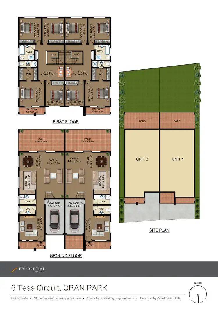 Third view of Homely semi-detached listing, 1/6 Tess Circuit, Oran Park NSW 2570