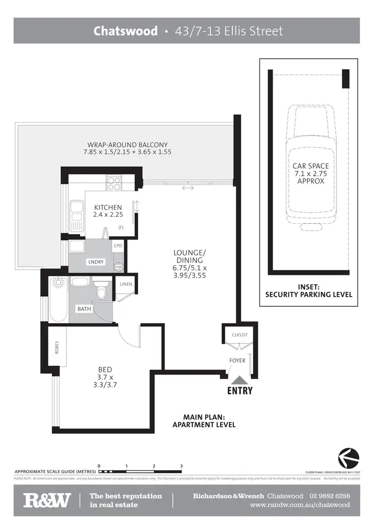Second view of Homely apartment listing, 43/7-13 Ellis Street, Chatswood NSW 2067