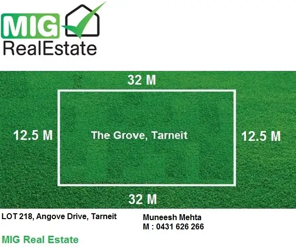 Main view of Homely land listing, LOT 218 Angove Drive, Tarneit VIC 3029