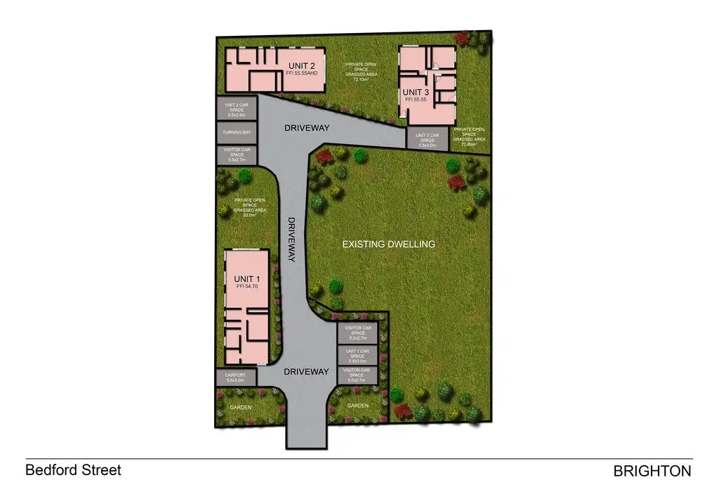 Main view of Homely unit listing, 2/1B Bedford Street, Brighton TAS 7030