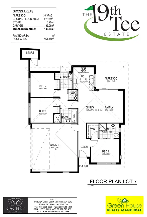 Third view of Homely other listing, Lot 7/1313 Camden Way, Meadow Springs WA 6210