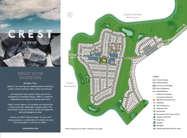 Main view of Homely land listing, Lot 1305 184a Raby Road, Gledswood Hills NSW 2557
