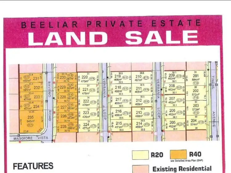 Main view of Homely land listing, Lot 227 Baveno Road, Beeliar WA 6164