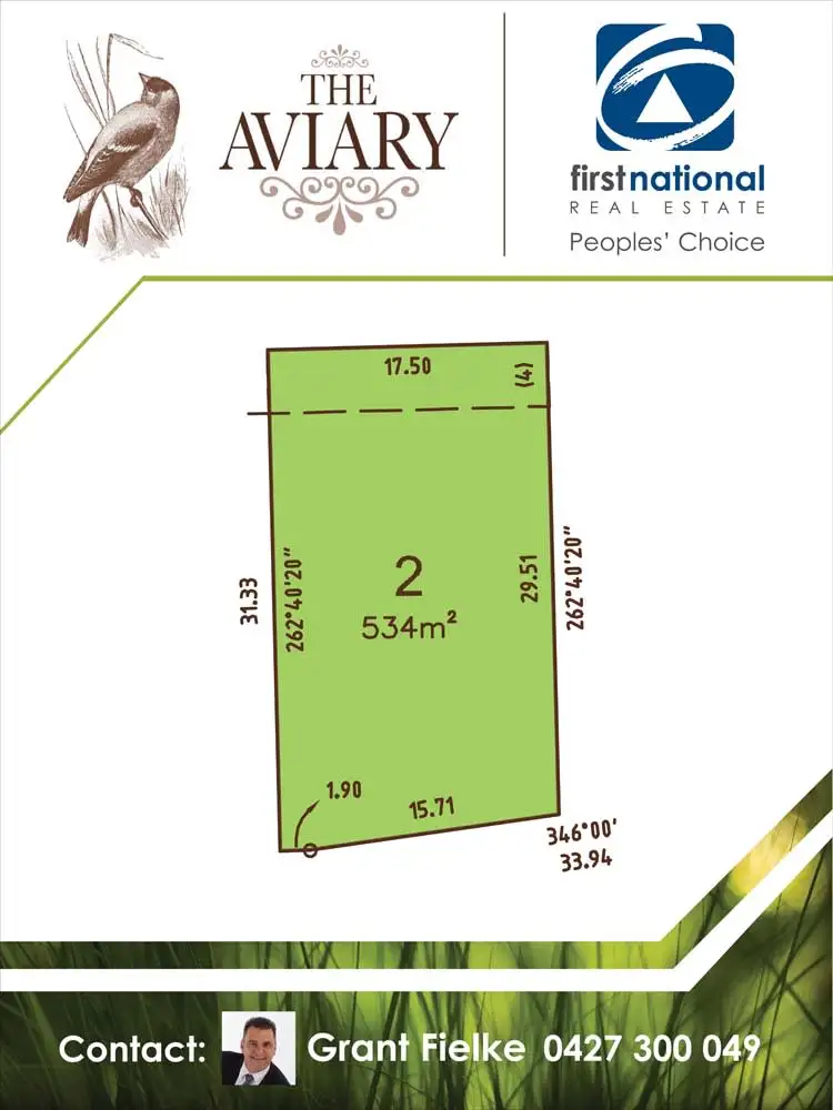 Main view of Homely land listing, Lot 2 Goldfinch Way, Hewett SA 5118