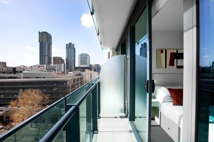 Second view of Homely studio listing, 803/181 A'Beckett Street, Melbourne VIC 3000