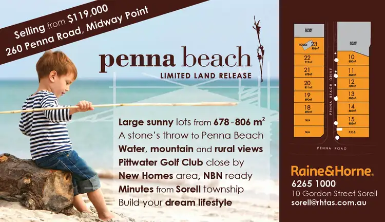 Lot 18, 260 Penna Road, Midway Point TAS 7171