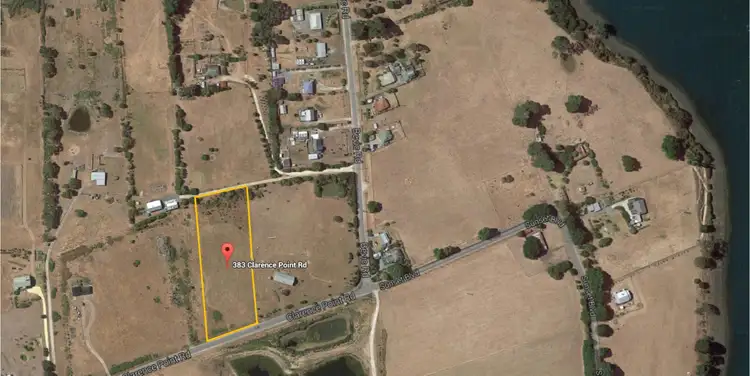 Main view of Homely land listing, 383 Clarence Point Road, Clarence Point TAS 7270