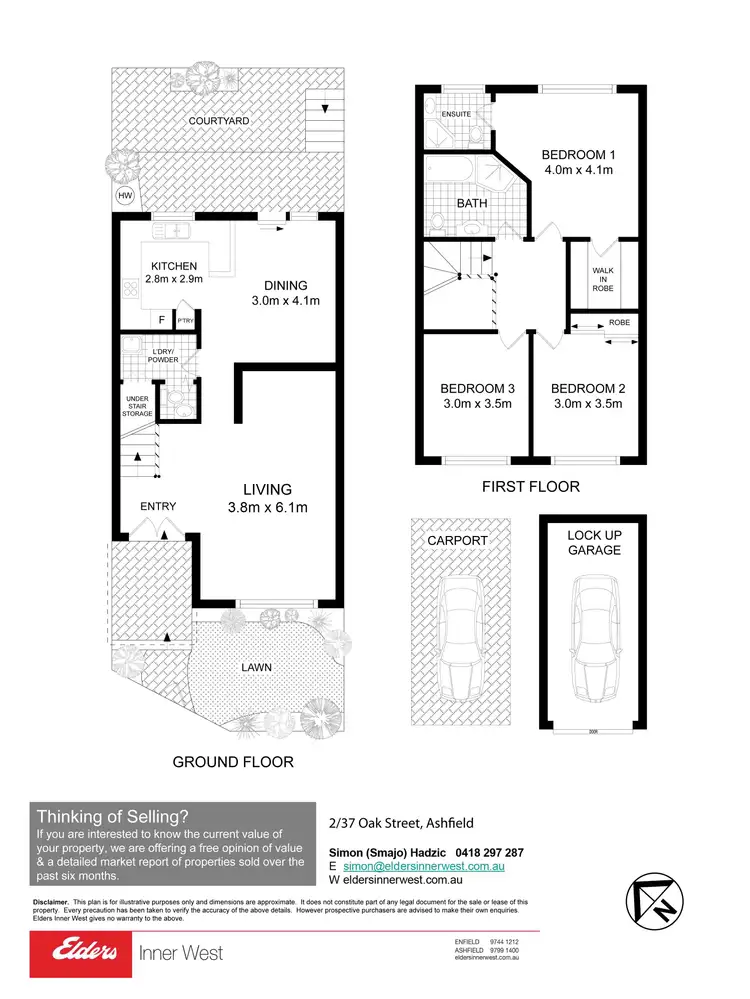 Sixth view of Homely townhouse listing, 2/37 Oak Street, Ashfield NSW 2131