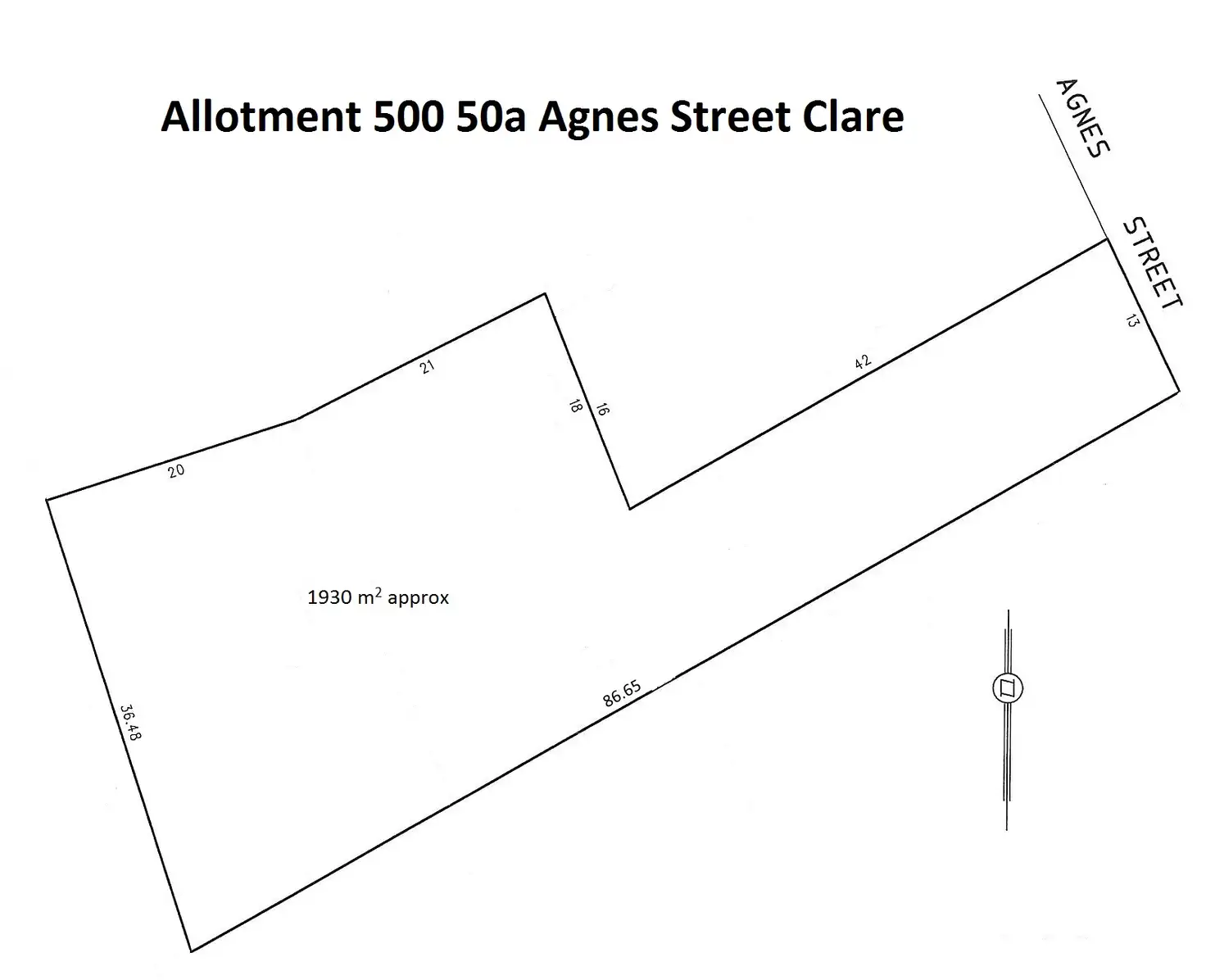 Main view of Homely land listing, 50a Agnes Street, Clare SA 5453