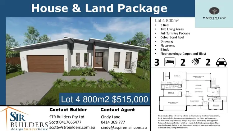 Third view of Homely land listing, L4/42 Cobbs Road, Woombye QLD 4559