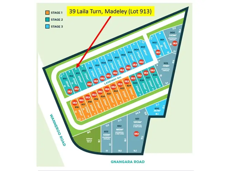 Second view of Homely land listing, (Lot 913) 39 Laila Turn, Madeley WA 6065