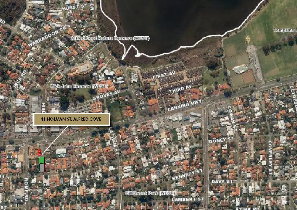 Main view of Homely land listing, Lot 2, 41 Holman St, Alfred Cove WA 6154