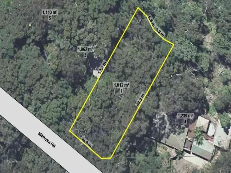 Main view of Homely land listing, 1 Mimosa Road, Springbrook QLD 4213