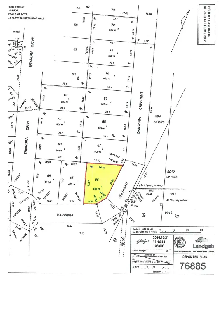 Second view of Homely land listing, Lot 66 Darwinia Crescent, Helena Valley WA 6056