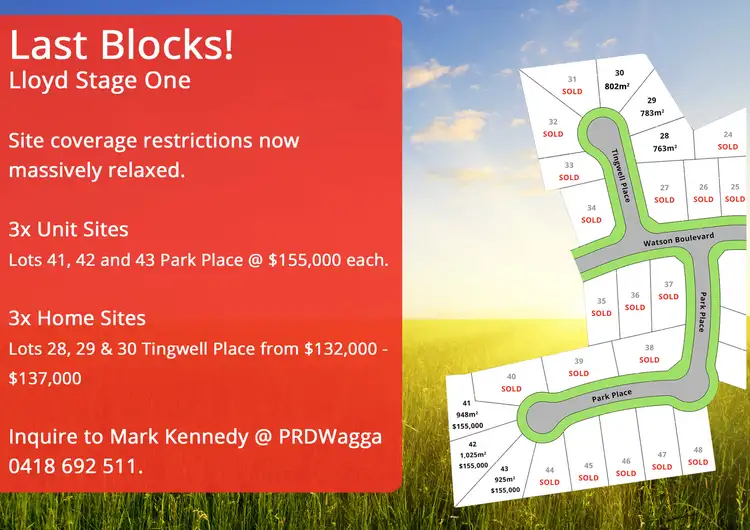 Main view of Homely land listing, Lot 42 Park Place, Lloyd NSW 2650