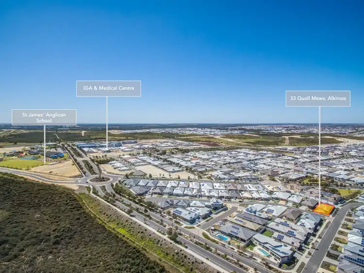 Second view of Homely house listing, 33 QUOLL MEWS, Alkimos WA 6038
