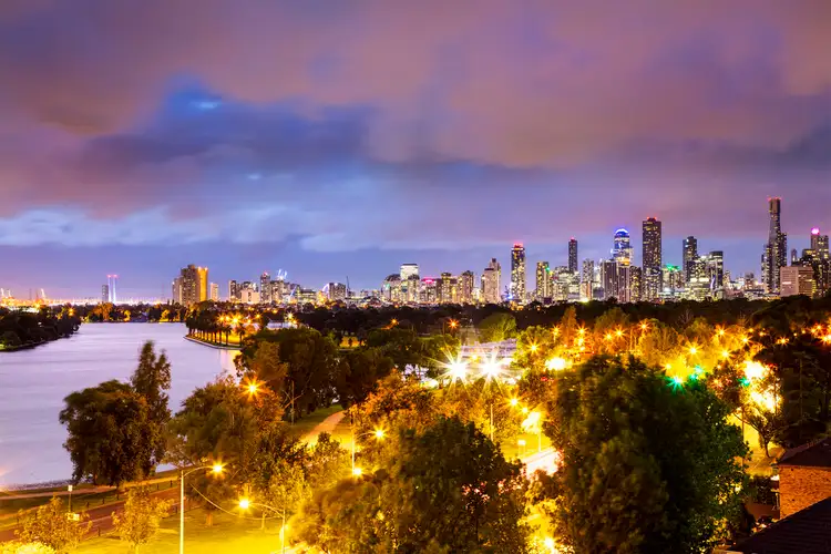 Main view of Homely studio listing, 802/81 Queens Road, Melbourne VIC 3004