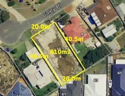 Main view of Homely land listing, 10 Caley Place, Two Rocks WA 6037