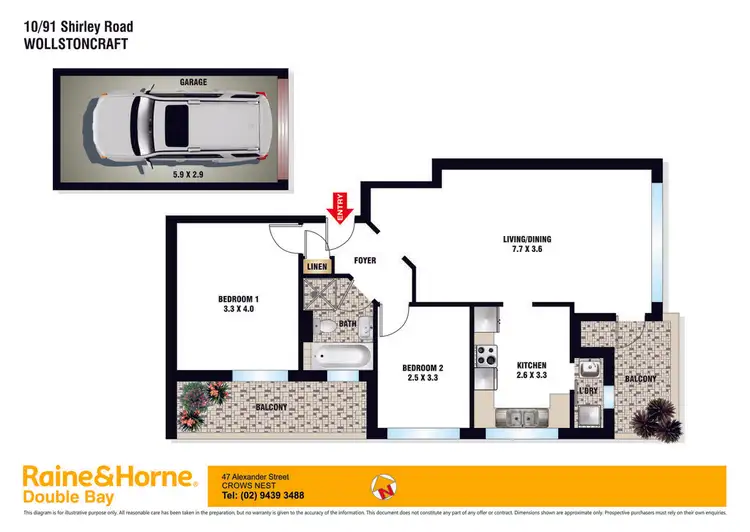 Fifth view of Homely apartment listing, 10/91 Shirley Rd, Wollstonecraft NSW 2065