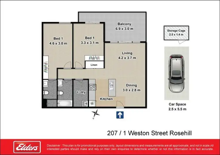 Seventh view of Homely apartment listing, 207/1-5 Weston St, Rosehill NSW 2142