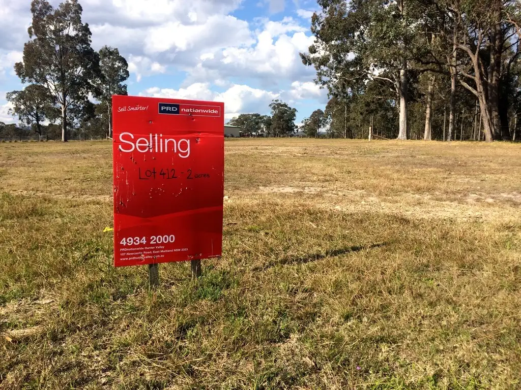 Main view of Homely land listing, Lot 412 'Riverdowns Estate', East Seaham Road, Clarence Town NSW 2321