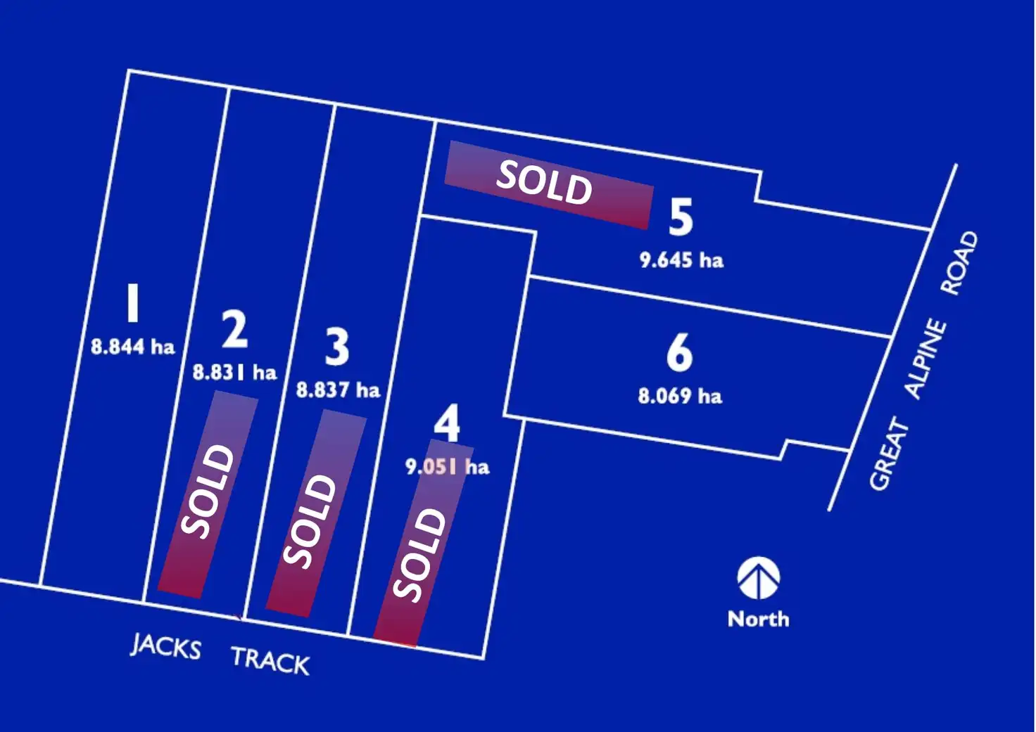 Main view of Homely land listing, 525 Great Alpine Road, Sarsfield VIC 3875