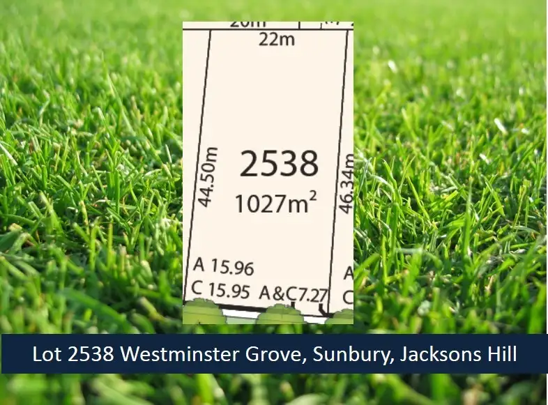 Main view of Homely land listing, Lot 2538 Westminster Grove, Sunbury VIC 3429