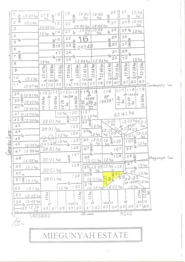 LOT 92 MIEGUNYAH COURT, Tara QLD 4421