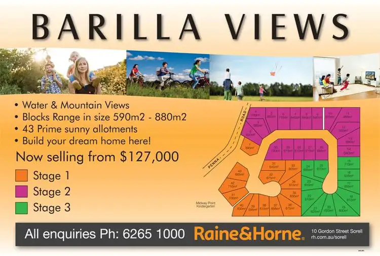 Lot 36, 136 Penna Road "BARILLA VIEWS", Midway Point TAS 7171