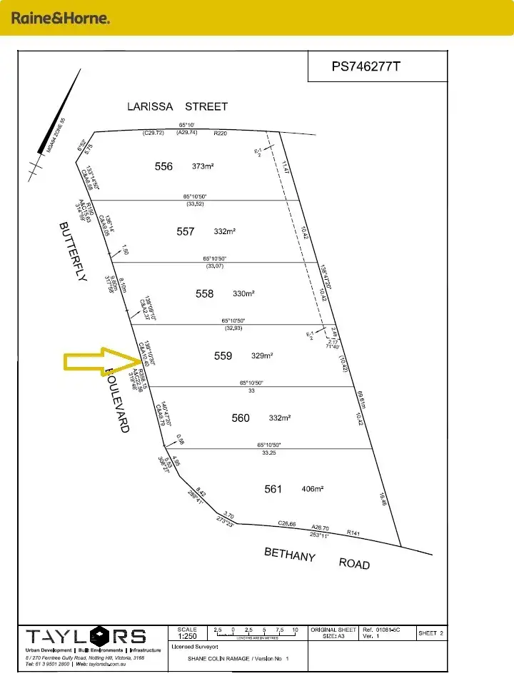 Main view of Homely land listing, 559 BUTTERFLY BOULAVARD, Tarneit VIC 3029