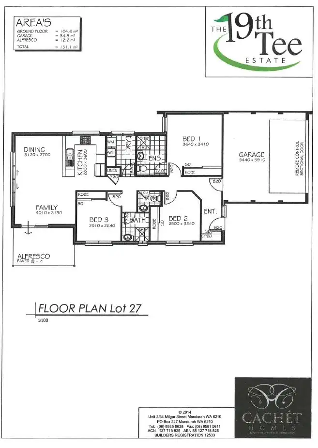 Third view of Homely other listing, Lot 27/1313 Camden Way, Meadow Springs WA 6210