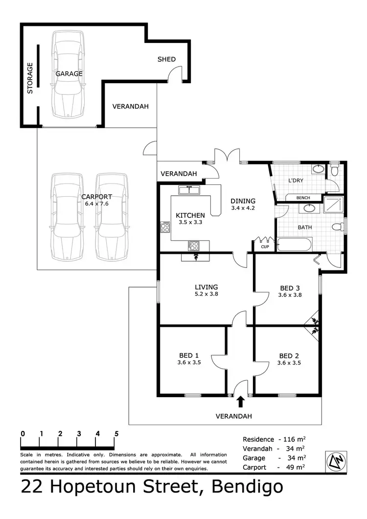 Seventh view of Homely house listing, 22 Hopetoun Street, Bendigo VIC 3550