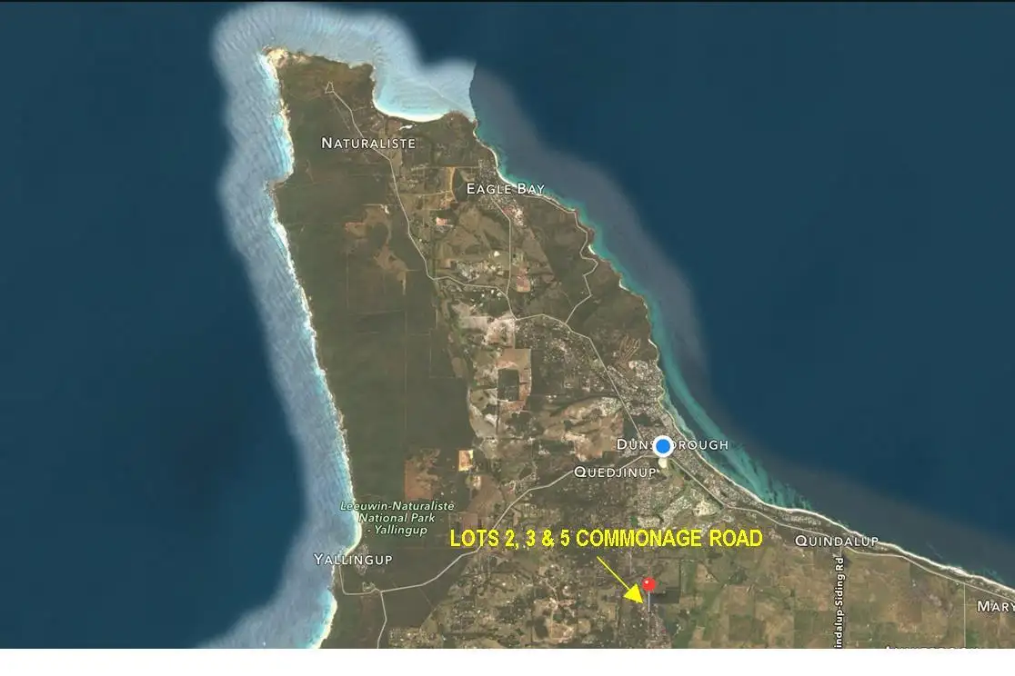 Main view of Homely land listing, Lots 2,3 & 5 Commonage Road, Quindalup WA 6281