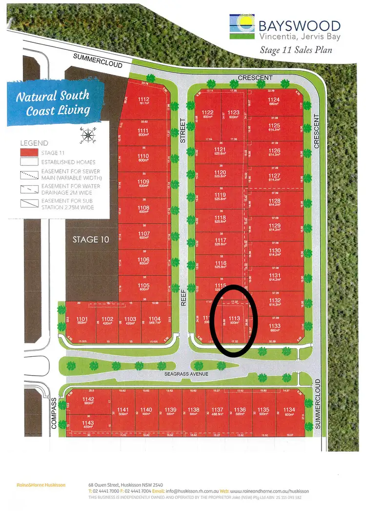 Third view of Homely land listing, Lot 1113 Seagrass Avenue, Bayswood, Vincentia NSW 2540