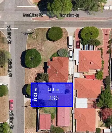 Main view of Homely land listing, 236 Wilding Street, Doubleview WA 6018