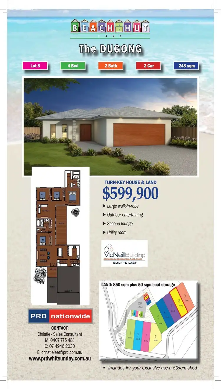 Second view of Homely house listing, Lot 8 "The Dugong", Beach Hut Lane, Airlie Beach QLD 4802