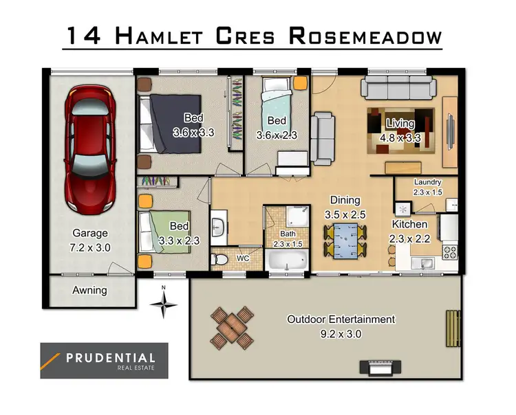 Seventh view of Homely house listing, 14 Hamlet Crescent, Rosemeadow NSW 2560