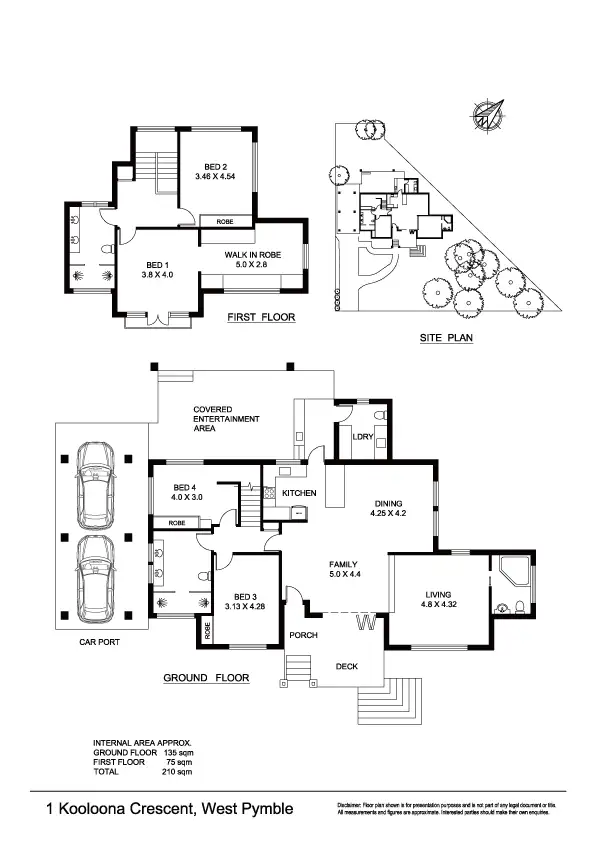 Seventh view of Homely house listing, 1 Kooloona Cr, West Pymble NSW 2073