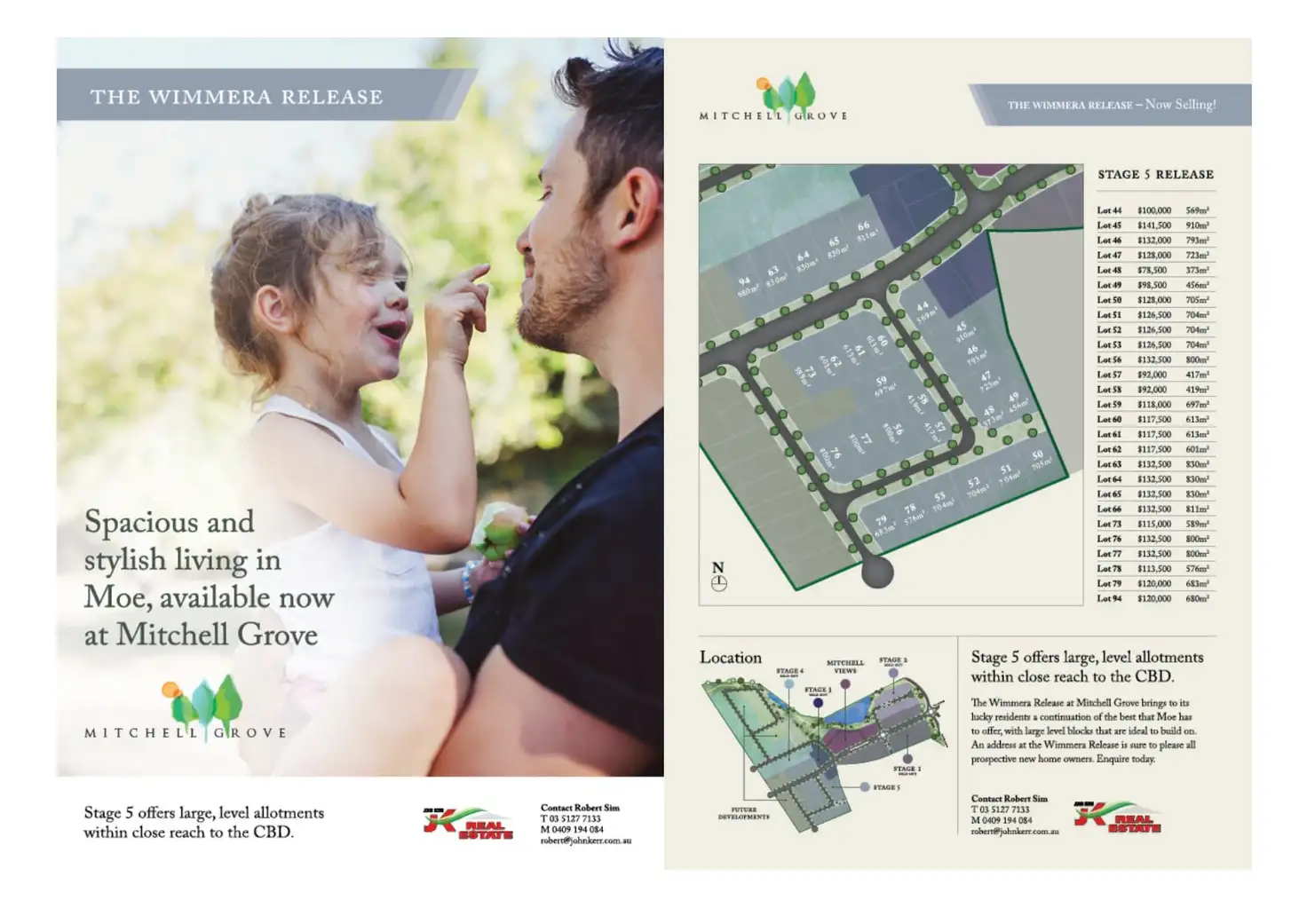 Main view of Homely land listing, Lot 52 Mitchell Grove, Moe VIC 3825